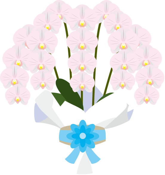 鉢植え02 胡蝶蘭 花の無料イラスト素材 イラストポップ