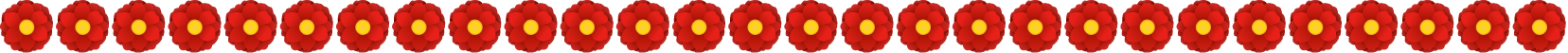 夏の花の飾り罫01-松葉ボタンイラスト