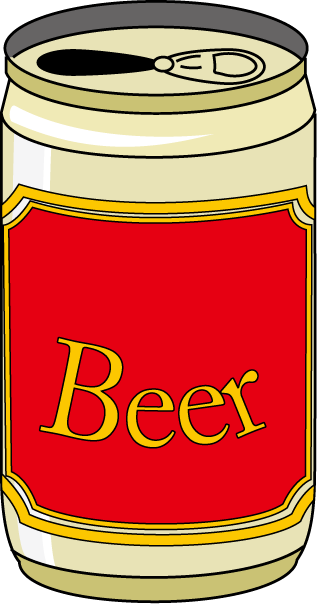 アルコール08 缶ビール 食 料理 食材 の無料イラスト素材 イラストポップ