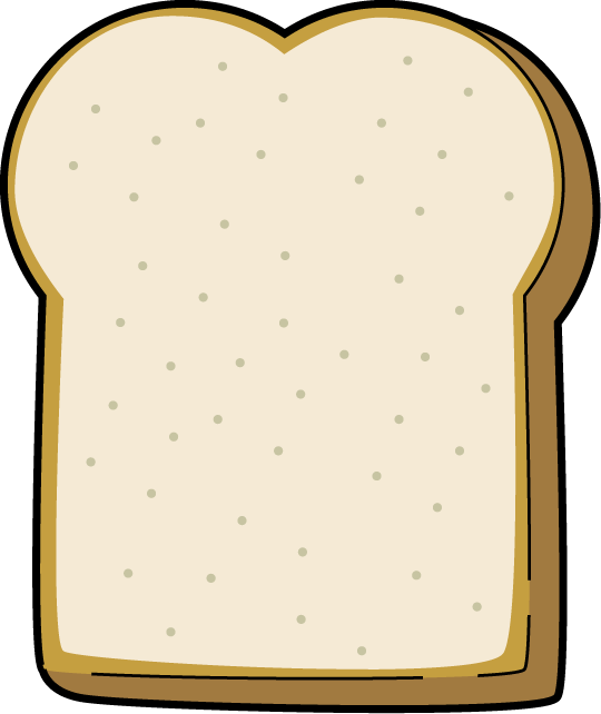 パン01 食パン 食 料理 食材 の無料イラスト素材 イラストポップ