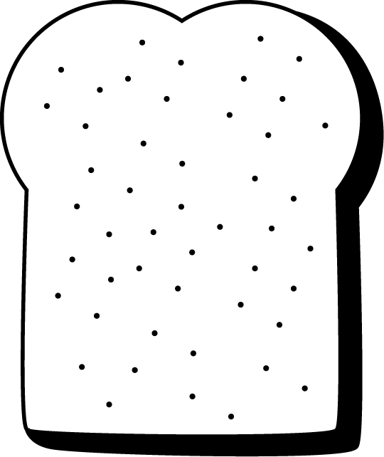 パン01-食パン イラスト