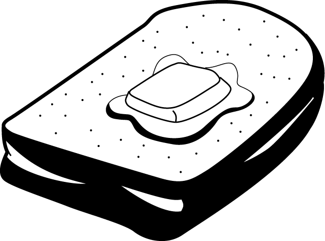 パン03 食パン 食 料理 食材 の無料イラスト素材 イラストポップ