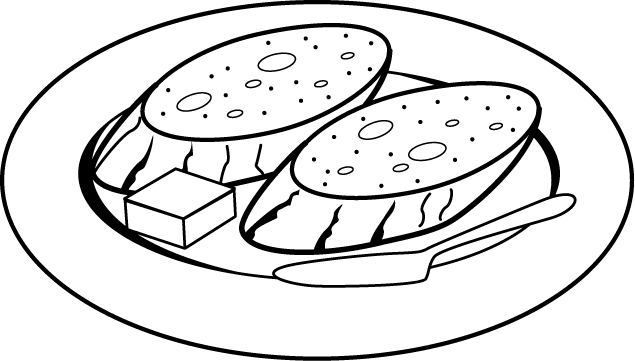 パン06 フランスパン 食 料理 食材 の無料イラスト素材 イラストポップ
