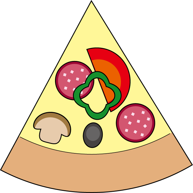 チーズ04 ピザ 食 料理 食材 の無料イラスト素材 イラストポップ