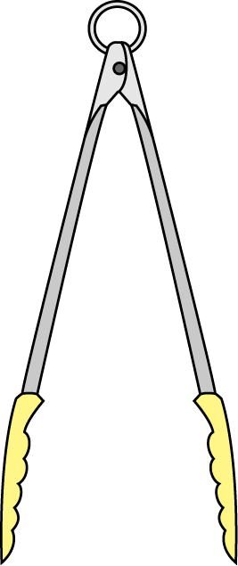 調理器具1 29 トング 食 料理 食材 の無料イラスト素材 イラストポップ
