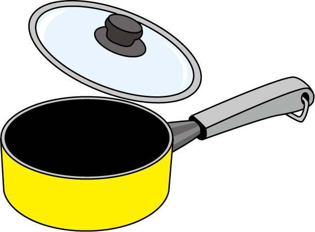 調理器具2 08 片手鍋 食 料理 食材 の無料イラスト素材 イラストポップ