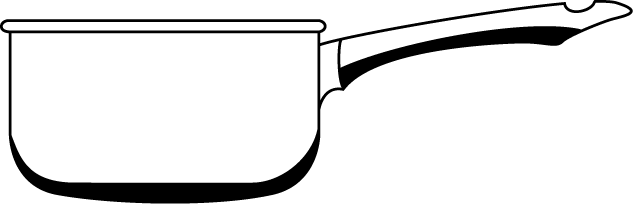 調理器具2-10-片手鍋 イラスト