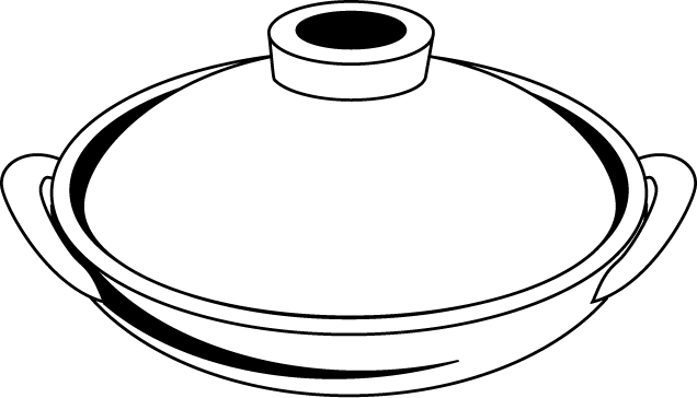 調理器具2-24-土鍋 イラスト