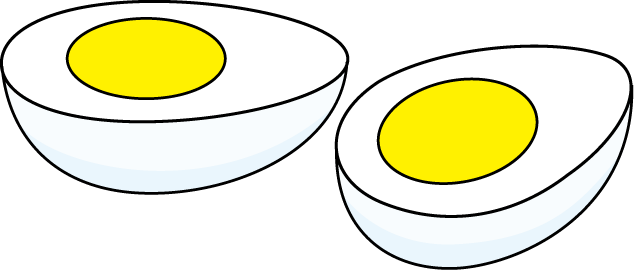 卵03 ゆでたまご 食 料理 食材 の無料イラスト素材 イラストポップ