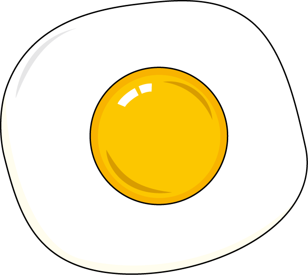 卵06 めだまやき 食 料理 食材 の無料イラスト素材 イラストポップ