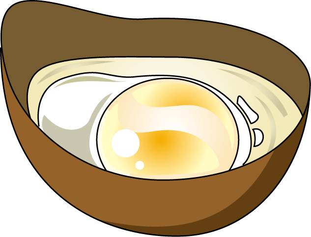 卵18-温泉卵 イラスト