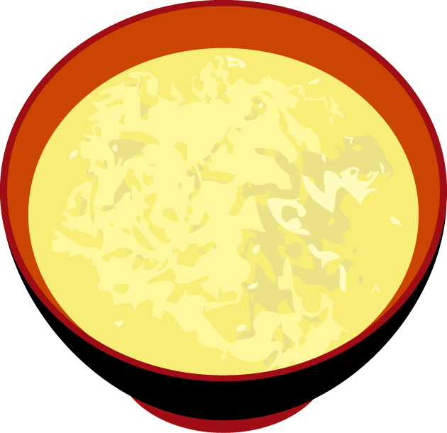 卵30-かき玉汁 イラスト