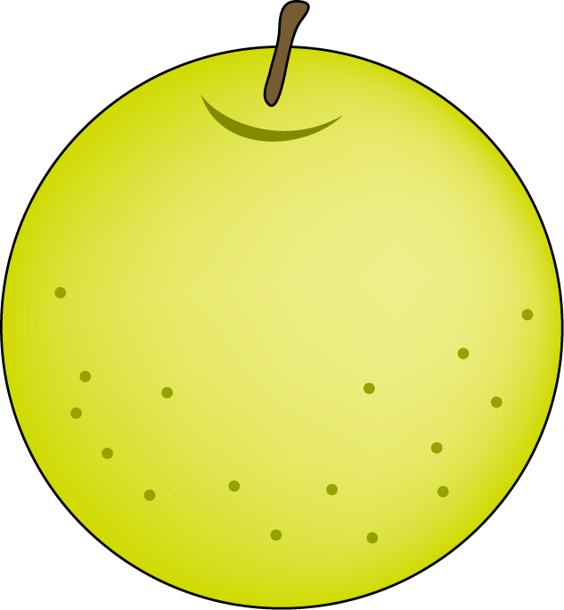 果物17-梨 -食（料理・食材）の無料イラスト素材-イラストポップ