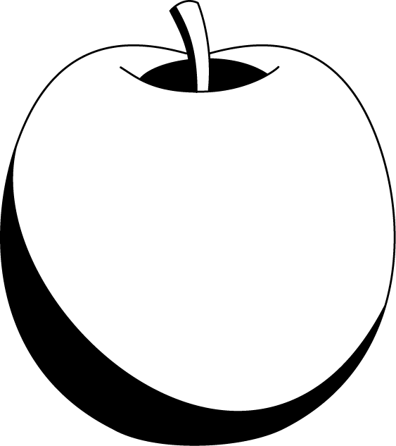 果物01-りんご イラスト