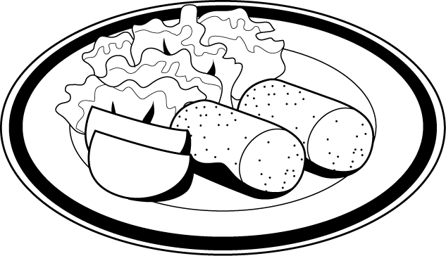 揚げ物15 クリームコロッケ 食 料理 食材 の無料イラスト素材 イラストポップ