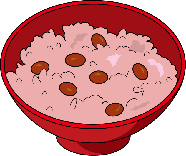 米25 赤飯 食 料理 食材 の無料イラスト素材 イラストポップ