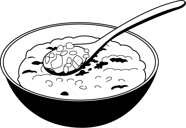 米29-雑炊 -食（料理・食材）の無料イラスト素材-イラストポップ