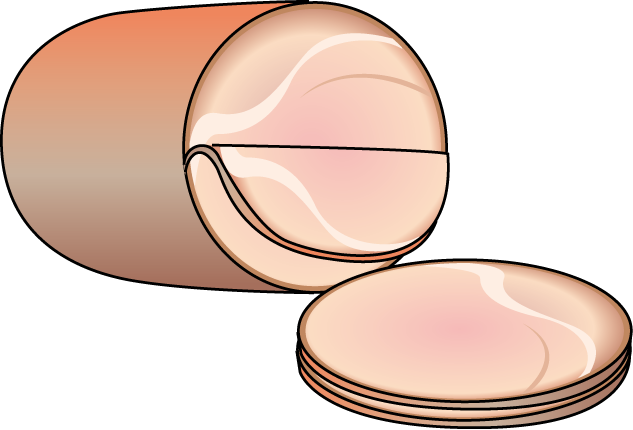 加工品15-ロースハム イラスト