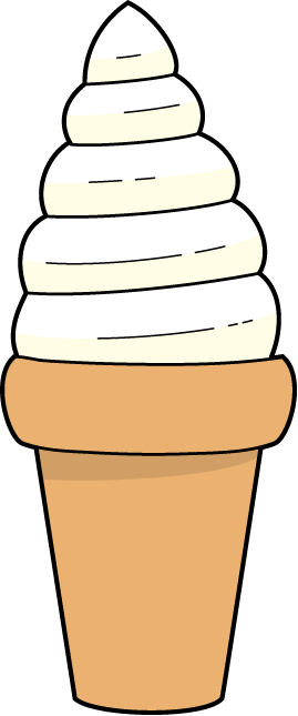 菓子02 ソフトクリーム 食 料理 食材 の無料イラスト素材 イラストポップ