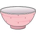 皿 茶碗 箸 食器のクリップアート 無料イラスト素材のイラストポップ