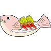 刺身 焼き魚 煮魚 魚料理のクリップアート 無料イラスト素材のイラストポップ