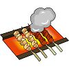 焼き鳥 ステーキ 角煮 肉料理のクリップアート 無料イラスト素材のイラストポップ