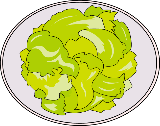 野菜料理23 野菜サラダ 食 料理 食材 の無料イラスト素材 イラストポップ
