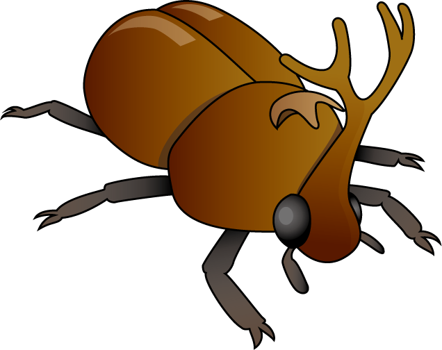 イラストポップの昆虫画像素材 カブトムシno03カブトムシの無料イラスト