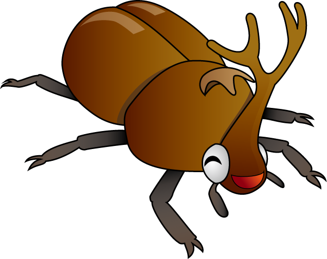 イラストポップの昆虫画像素材 カブトムシno04カブトムシの無料イラスト