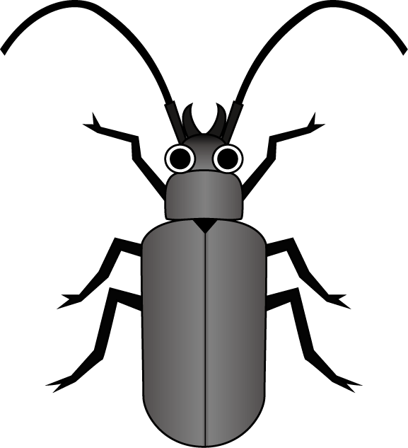 イラストポップの昆虫画像素材 カミキリムシno07カミキリムシの無料イラスト