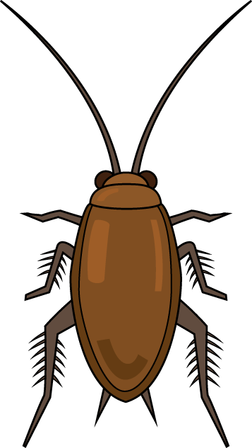 イラストポップの昆虫画像素材 ゴキブリno01ゴキブリの無料イラスト