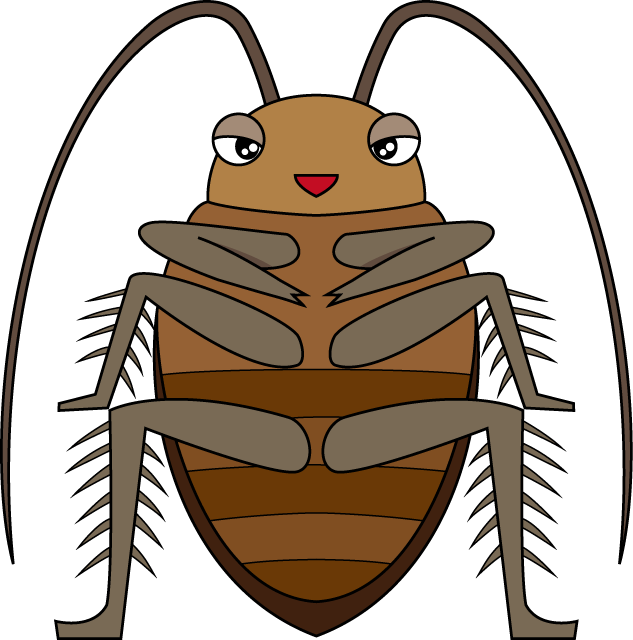 イラストポップの昆虫画像素材 ゴキブリno05ゴキブリの無料イラスト