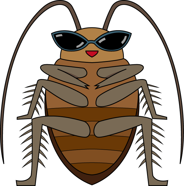 イラストポップの昆虫画像素材 ゴキブリno06ゴキブリの無料イラスト