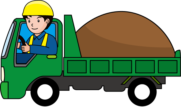 土木工事22 トラック 仕事の無料イラスト素材 イラストポップ