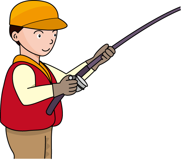 Fishing Man Clipart - 釣れ た イラスト, HD Png Download - kindpng