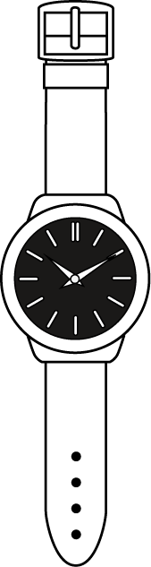 コンプリート 腕時計 イラスト 白黒 最高の画像新しい壁紙hhd