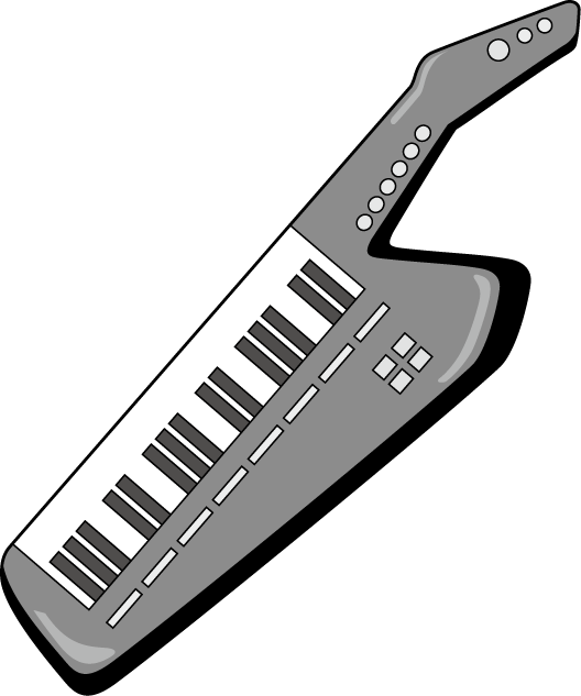イラストポップの音楽画像素材 キーボードb Noキーボードギターの無料イラスト
