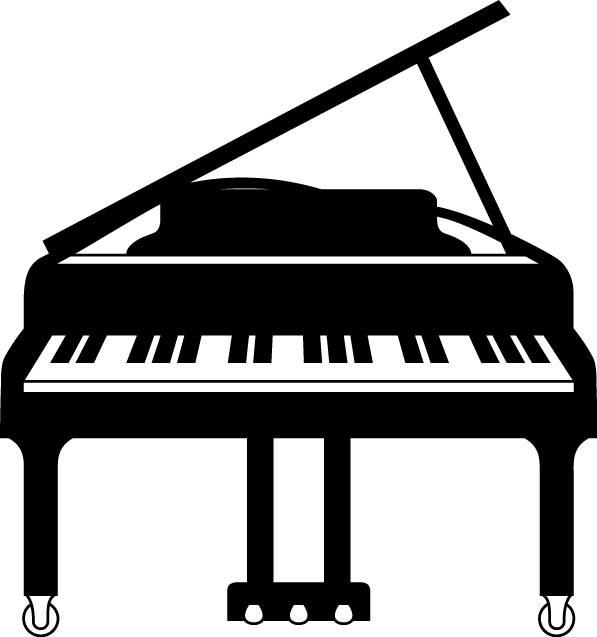 無料ダウンロードピアノ イラスト フリー 白黒 ただのディズニー画像
