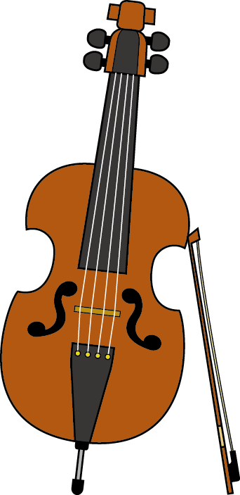 イラストポップの音楽画像素材 弦楽器a No03チェロの無料イラスト
