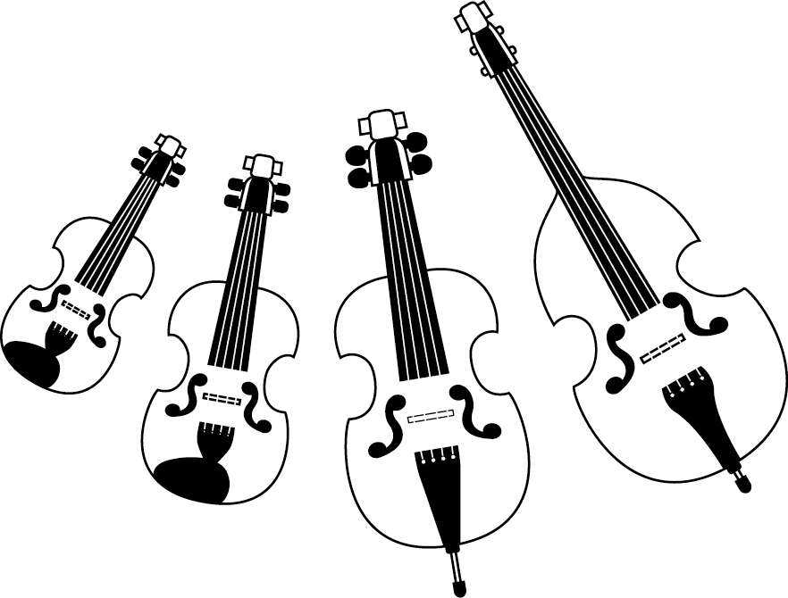 イラストポップの音楽画像素材 弦楽器a No07弦楽器の無料イラスト