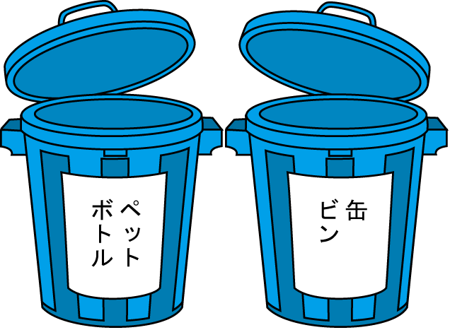 文化祭No30ゴミ箱イラスト