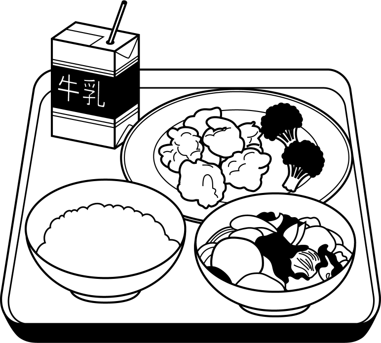 50 素晴らしい給食 イラスト 無料 白黒 かわいいディズニー画像