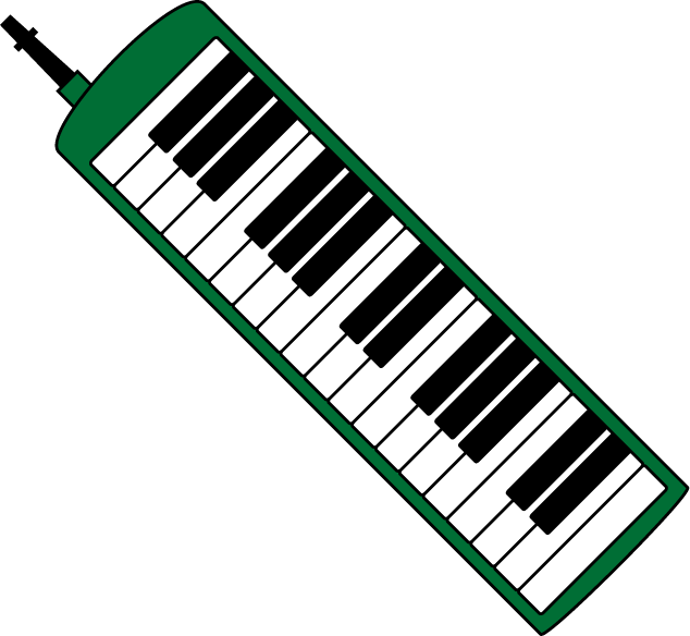 イラストポップ 学校のイラスト 音楽no12鍵盤ハーモニカの無料素材