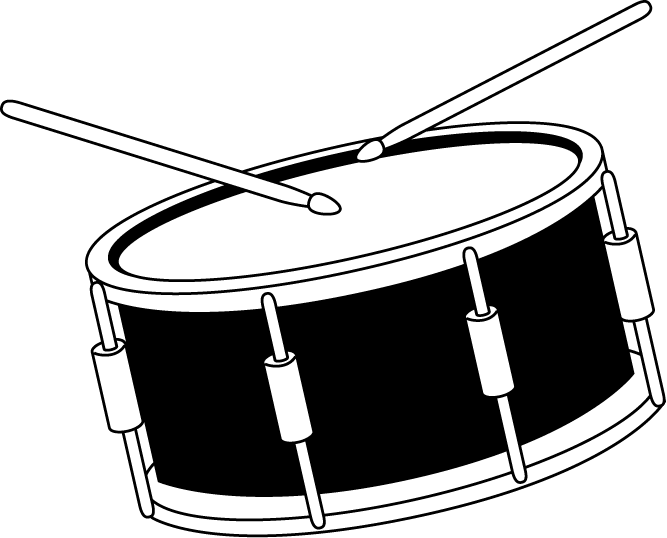 イラストポップ 学校のイラスト 音楽no17小太鼓の無料素材