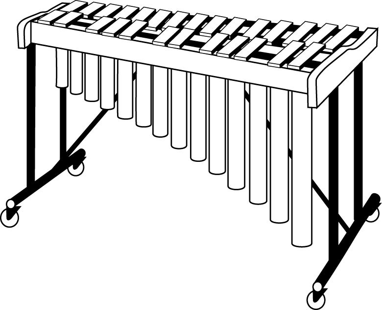 イラストポップ 学校のイラスト 音楽no19木琴の無料素材