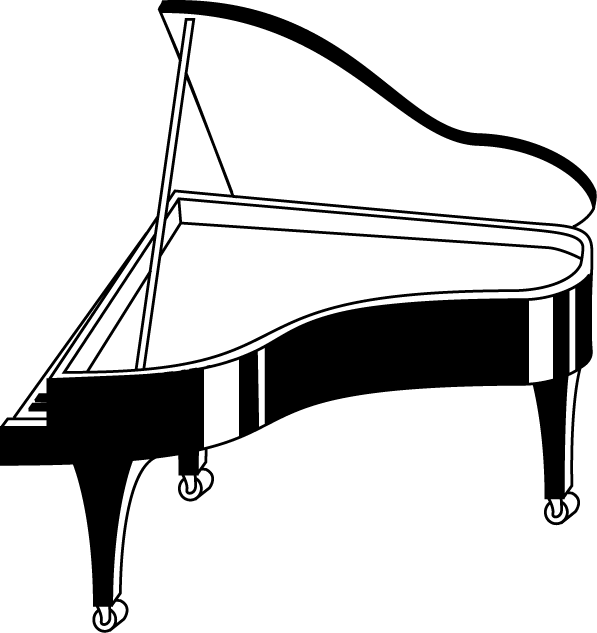 イラストポップ 学校のイラスト 音楽no23ピアノの無料素材