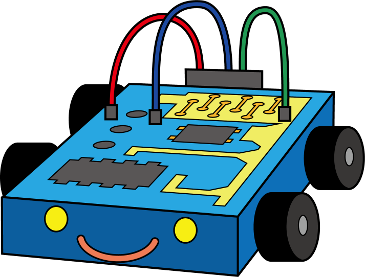 プログラミングNo02コースプログラミング用の車イラスト