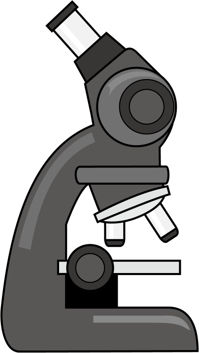 イラストポップ 学校のイラスト 理科no05顕微鏡の無料素材