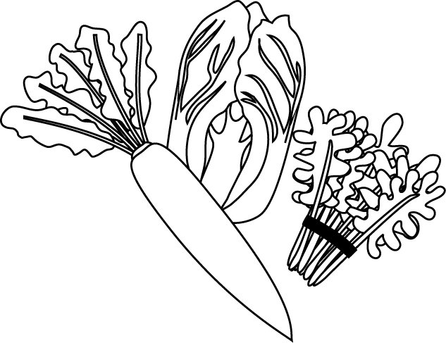 かわいいディズニー画像 ロイヤリティフリー野菜 イラスト 無料 白黒