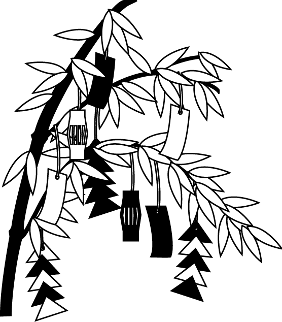 美しい花の画像 50 素晴らしい笹 イラスト 白黒